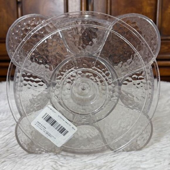 Acrylic 5 Tier 72 Bottle Nail Polish Organizer + 9 Section Spin Brush Caddy Set - Picture 14 of 15